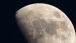 Nikon P600 zoom test 2 - zoom to moon