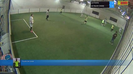Faute de Louis - LA POSTE Vs LE MILAN CASSE - 27/03/18 21:00 - LIGUE 3 - Poitiers Game Parc