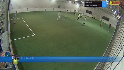 But de Bayo (8-8) - LA POSTE Vs LE MILAN CASSE - 27/03/18 21:00 - LIGUE 3 - Poitiers Game Parc