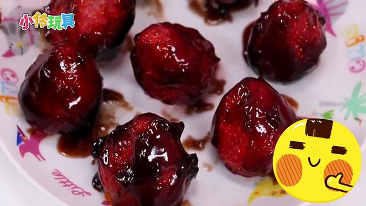 和長髮公主一起製作草莓大福吧！小伶玩具 | Xiaoling toys