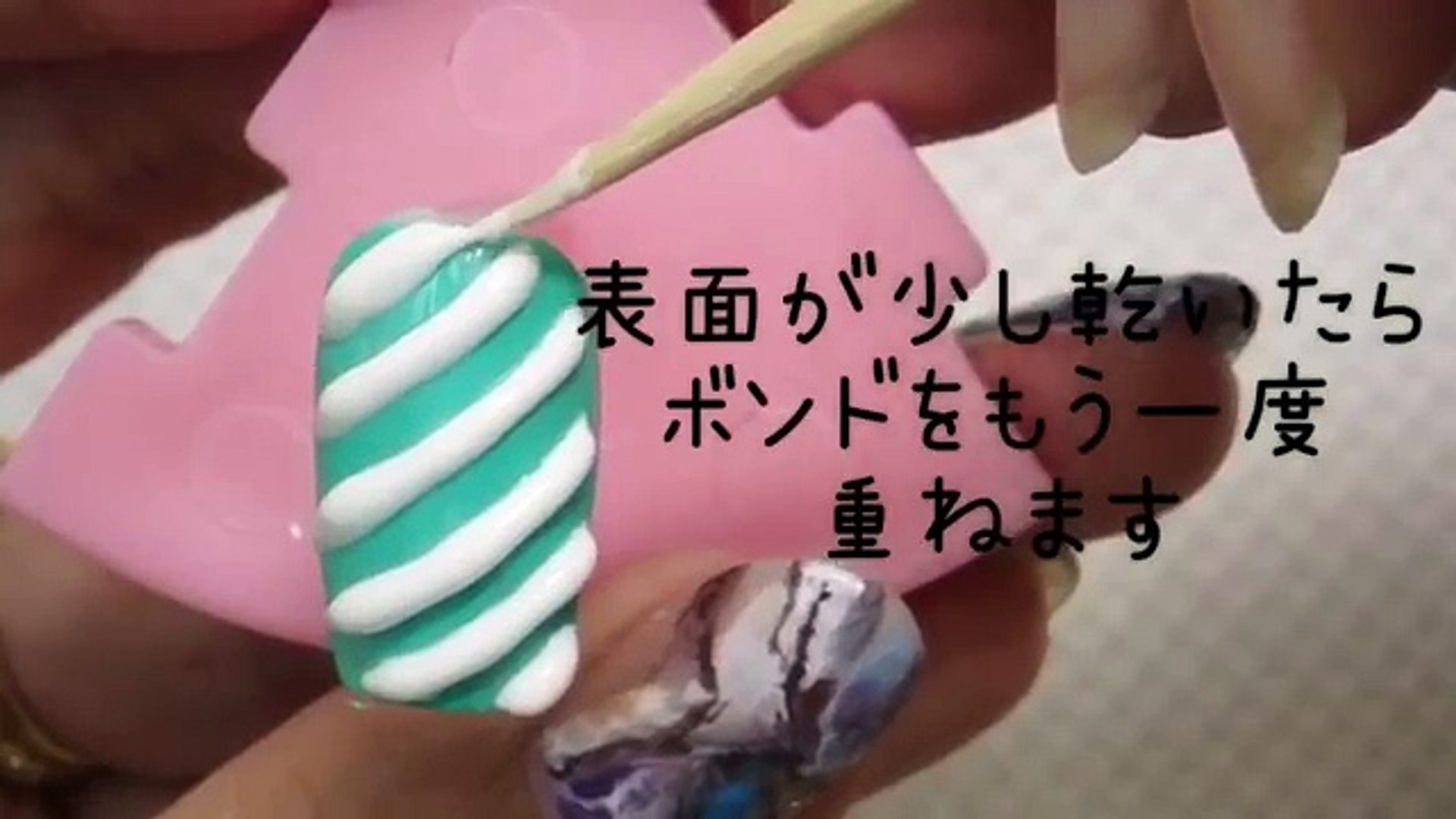 100均ネイル ユニコーン Kawaiichannel ジェルを使わないで立体ぷくぷくアート Video Dailymotion