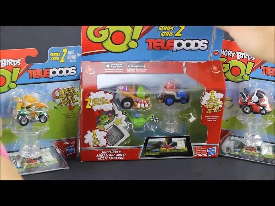 COOL! ANGRY BIRDS GO TELEPODS VIDEO GAME!!! WATCH THE FUN!