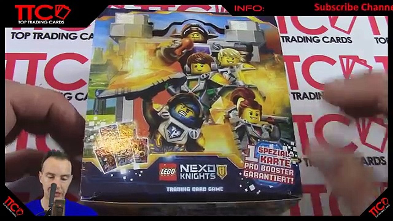 LEGO NEXO KNIGHTS TCG I DISPLAY 50 BOOSTER UNBOXING I BLUE OCEAN
