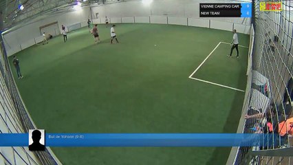 But de Yohann (9-8) - VIENNE CAMPING CAR Vs NEW TEAM - 27/03/18 19:00 - LIGUE 3 - Poitiers Game Parc