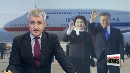 President Moon returns home from Vietnam and UAE