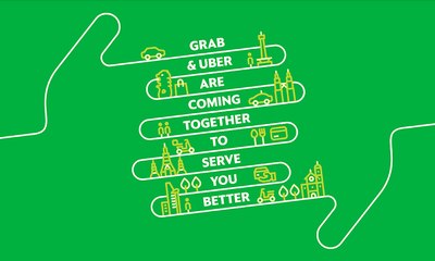Grab Mulai Serap Layanan dan Mitra Uber