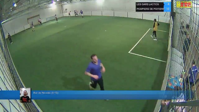 But de Nicolas (8-10) - LES GARS LACTICS Vs POMPIERS DE POITIERS - 27/03/18 20:00 - LIGUE 1