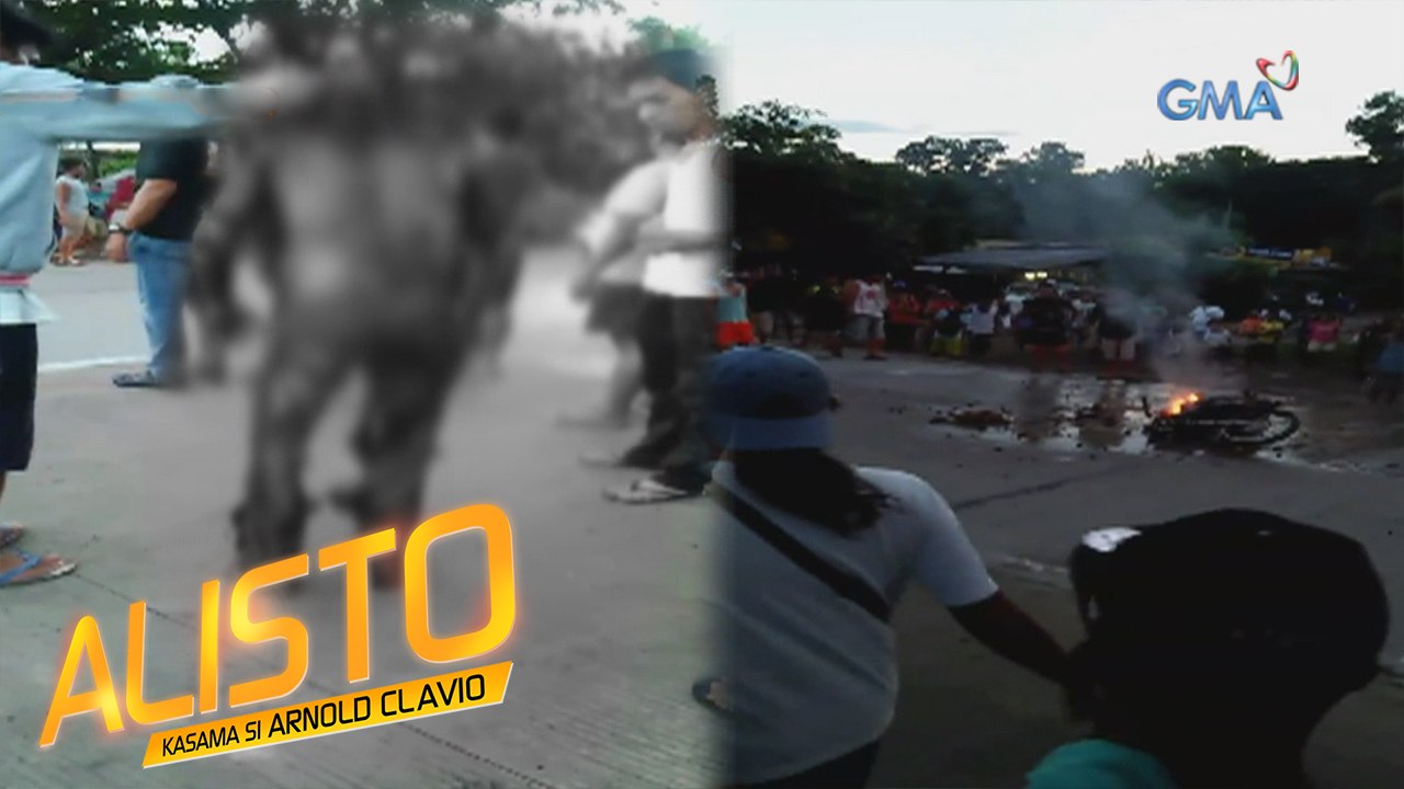 Alisto: Motorcycle rider, nagtamo ng third degree burns nang masunog ang motorsiklo!