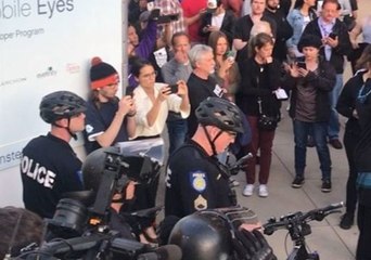 Stephon Clark: Police Shooting Protesters Rally at Sacramento's Golden 1 Center