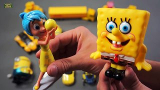 Learning Yellow Color for Kids with Street Vehicles and SpongeBob, Inside Out, Peppa Pig, Paw Patrol