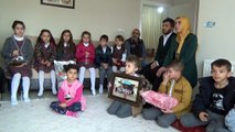 Miniklerden Afrin şehidinin ailesini duygulandıran ziyaret