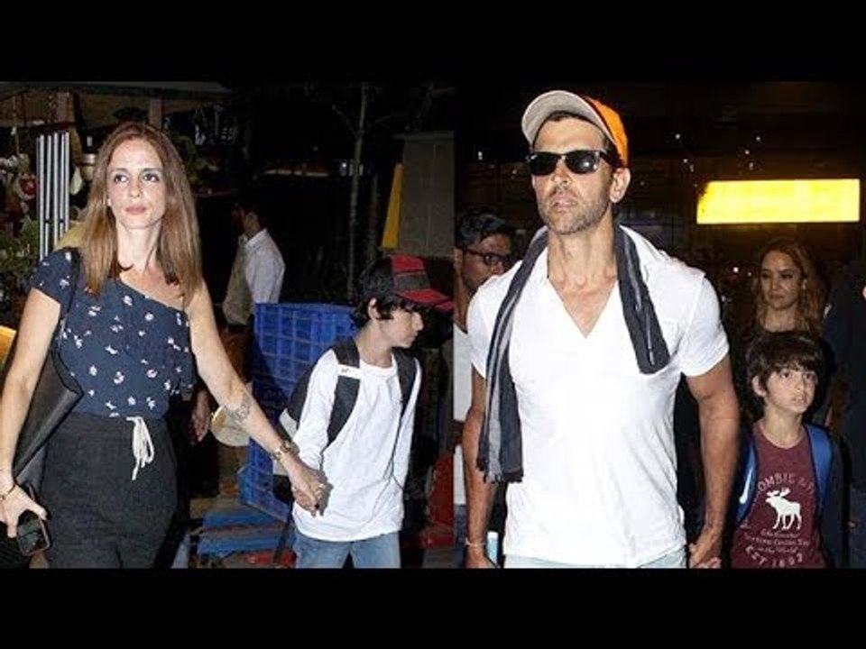 Hrithik Roshan & Sussanne Khan Enjoying Holiday In Goa With Kids | Bollywood Buzz