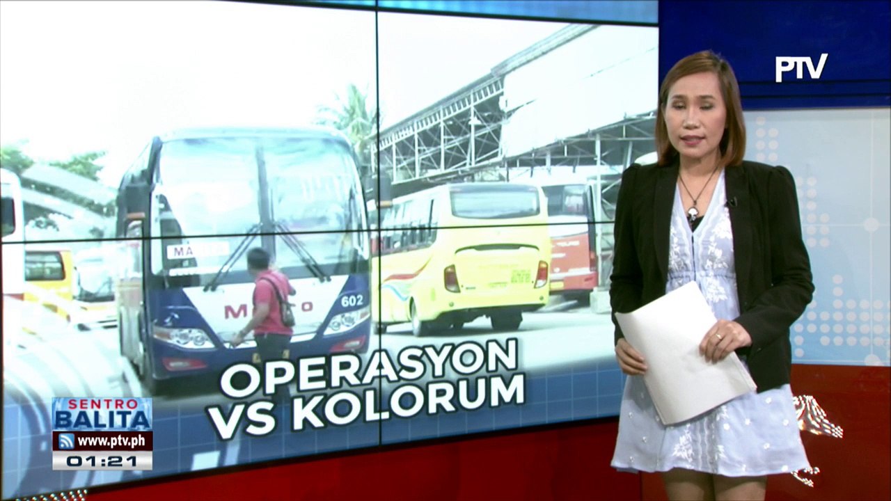 #SentroBalita: 13 kolorum na PUVs sa Davao City, nasabat