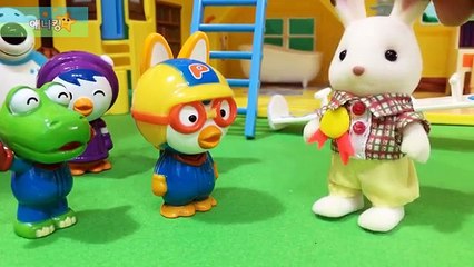 공포특집 폭풍 연주하는 이상한 크롱과 피아노귀신_뽀로로 장난감 애니 상황극 pororo toys animation 애니킹