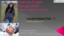 Learn English from हिंदी (Intermediate Level): Conjunctions {UPSC/IAS, SSC CGL/CHSL, Bank PO}