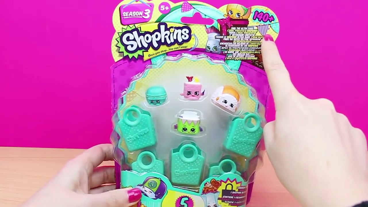 Shopkins Season 3 | Blister de 5 Shopkins en español Temporada 3