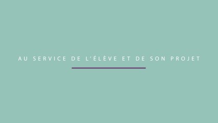Ambition 4 - Une école au service de l'élève et de son projet