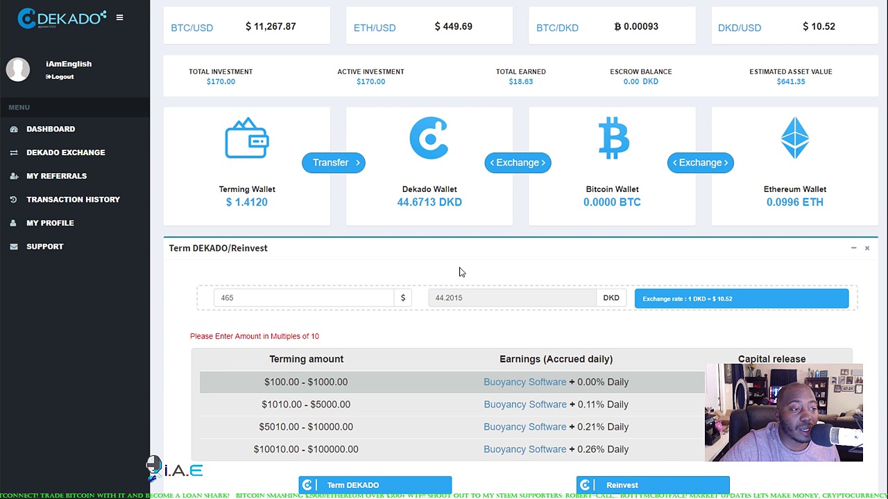 Dekado Coin RE-INVESTMENT! Lets Make This Money!