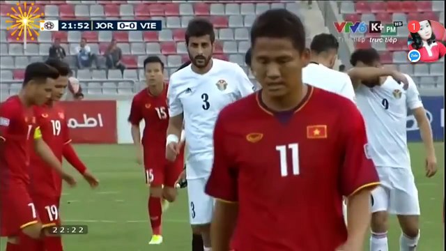 Anh Đức mở tỷ số vào lưới Jordan sau pha tấn công đẹp mắt của VN