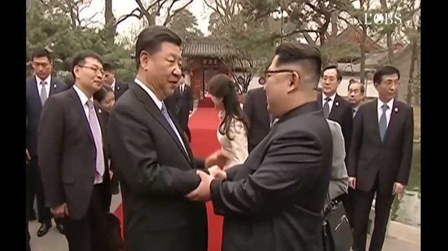 Les images de la rencontre secrète entre Kim Jong-un et Xi Jinping