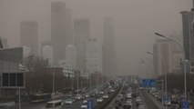 Mongolian sandstorm engulfs Beijing, lowers air quality