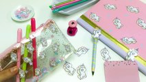 Decora tus utiles escolares de UNICORNIO(ideas para el regreso a clases)