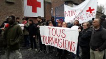 manif à Tournai