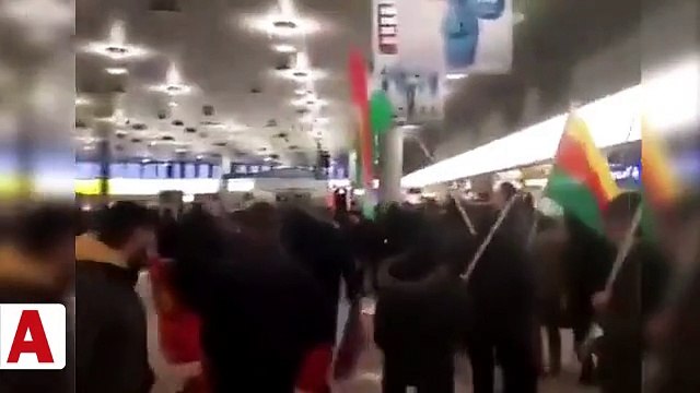 Terör örgütü PKK yandaşları Türk vatandaşlara saldırdı