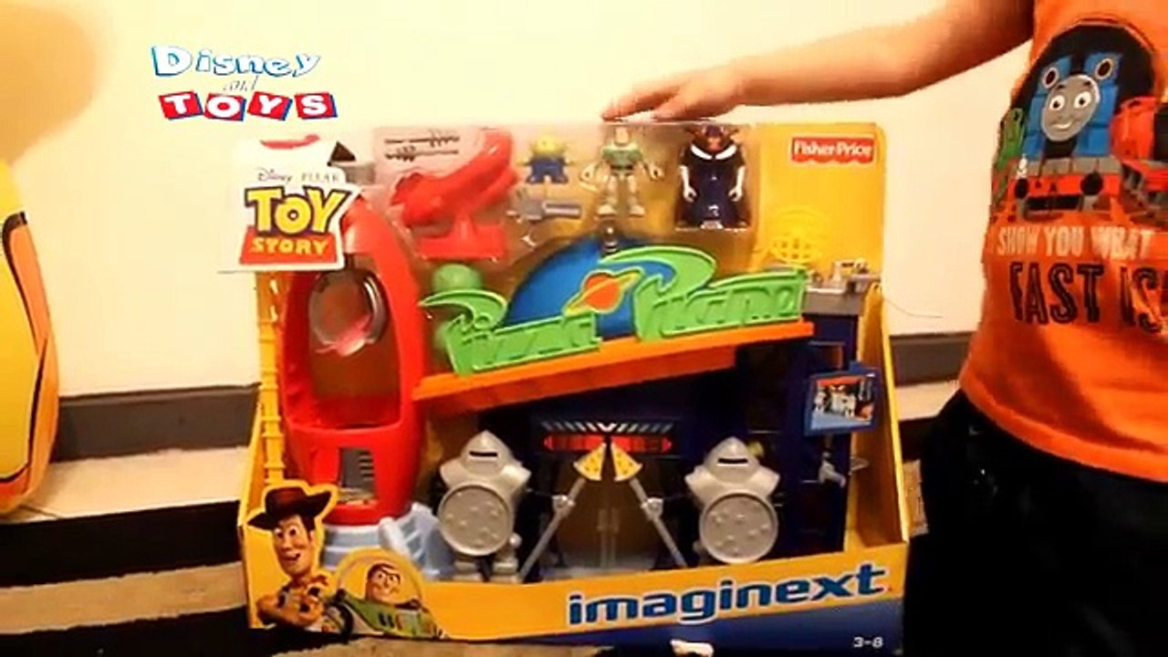 Toy Story Pizza Planet Playset Imaginext Buzz Lightyear Zurg Allien + Woody Bullseye