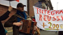 Tournai : Manifestation contre la fermeture du centre d'accueil de demandeurs d'asile