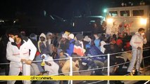 1,400 migrants rescued at sea,2 bodies recovered-Italian coastguard