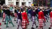 The Massed Pipes and Drums on the Royal Mile in Edinburgh