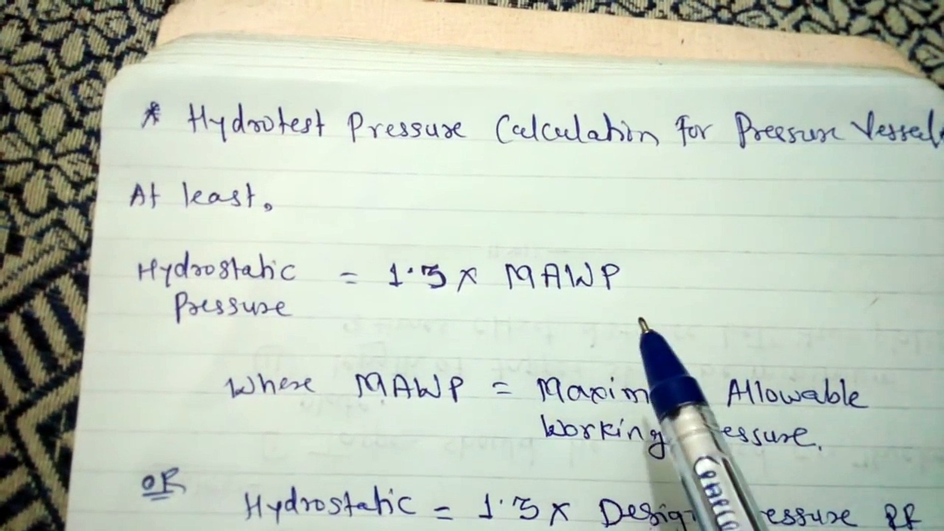 Hydro Test Pressure Calculation For Pressure Vessel Piping vlr.eng.br
