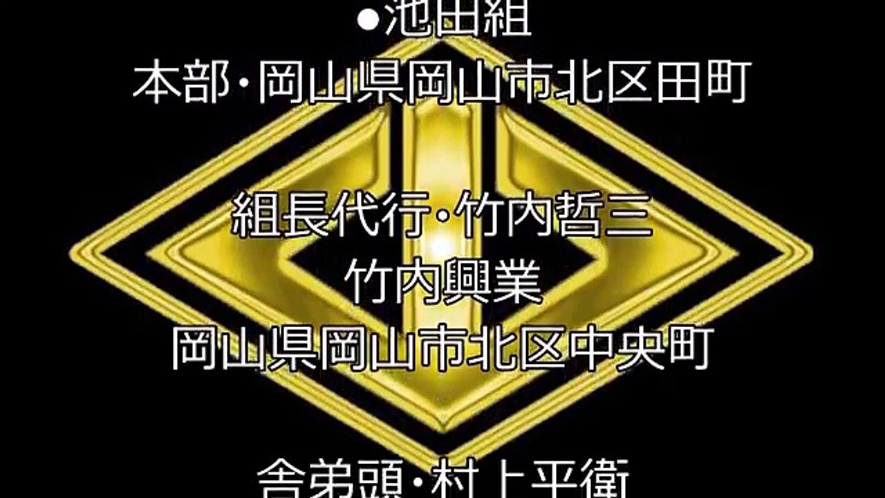 神戸山口組 連絡表 Video Dailymotion