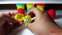 Oyun Hamurundan Sürpriz Yumurtalar Kinder Sürpriz Şirinler Oyuncakları
