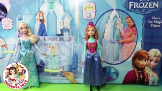 Disney FROZEN Elsas Ice Magic Palace Playset Magical Lights Dollhouse Light-Up Castle