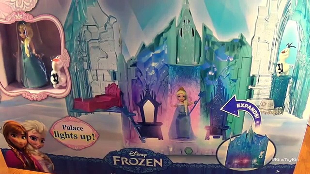 Disney Frozen ELSAS MAGICAL LIGHTS PALACE Playset Review! by Bins Toy Bin
