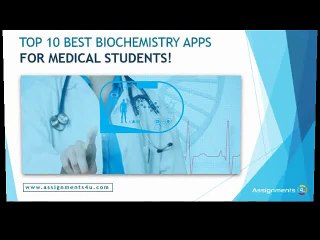 Get Yourself Some Help from the Biochemistry App