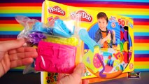 Unboxing Play-Doh Fun Fory 50th Anniversary Set, Sneak Peak: 45  Accessories  10 Tubs by Hasbro