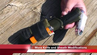 Mora Knife and Sheath Modifications