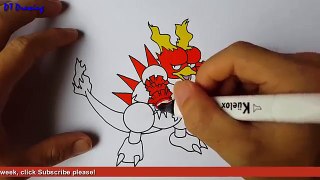 Drawing Pokemon - Magmar