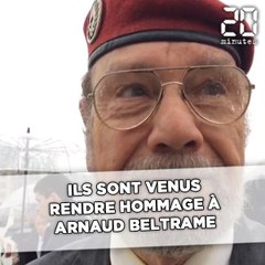 Ils sont venus rendre hommage à Arnaud Beltrame