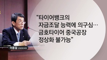 산업은행 "금호타이어 해외매각 모레가 시한" 최후통첩 / YTN
