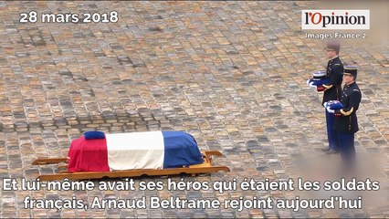 Hommage national à Arnaud Beltrame: Macron salue sa «grandeur»