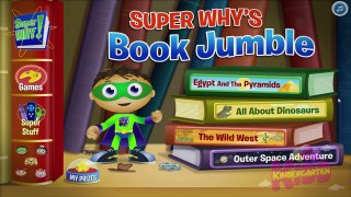 PBS KIDS Super Why`s Book Jumble Egypt And The Pyramids Best Free Baby Games