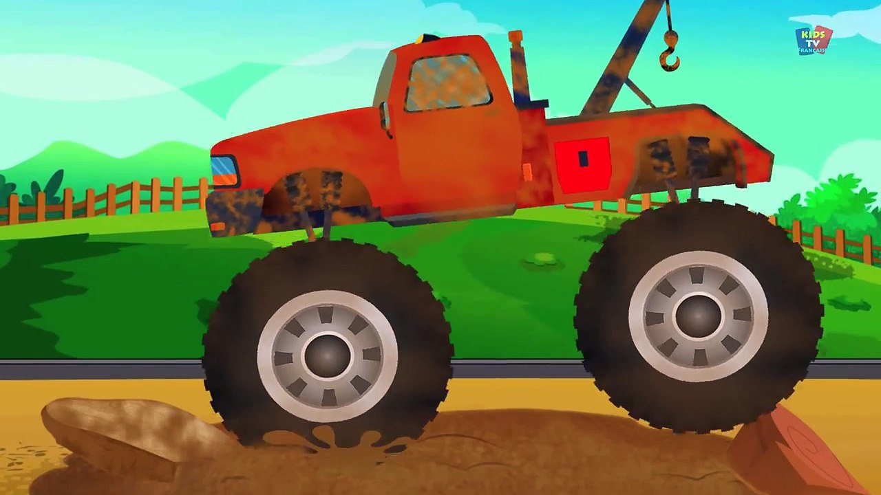 lavage de voiture - Tow Truck - Kids Tv Française