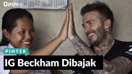 #1MENIT | IG Beckham Dibajak