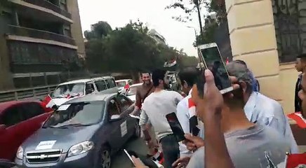 مسيرة لاهالي مصر الجديدة امام لجان الانتخابات الرئاسية