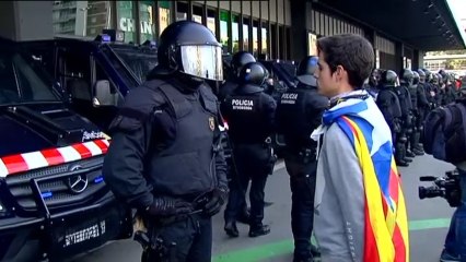 Corte de Sants "Kale Borroka" catalana