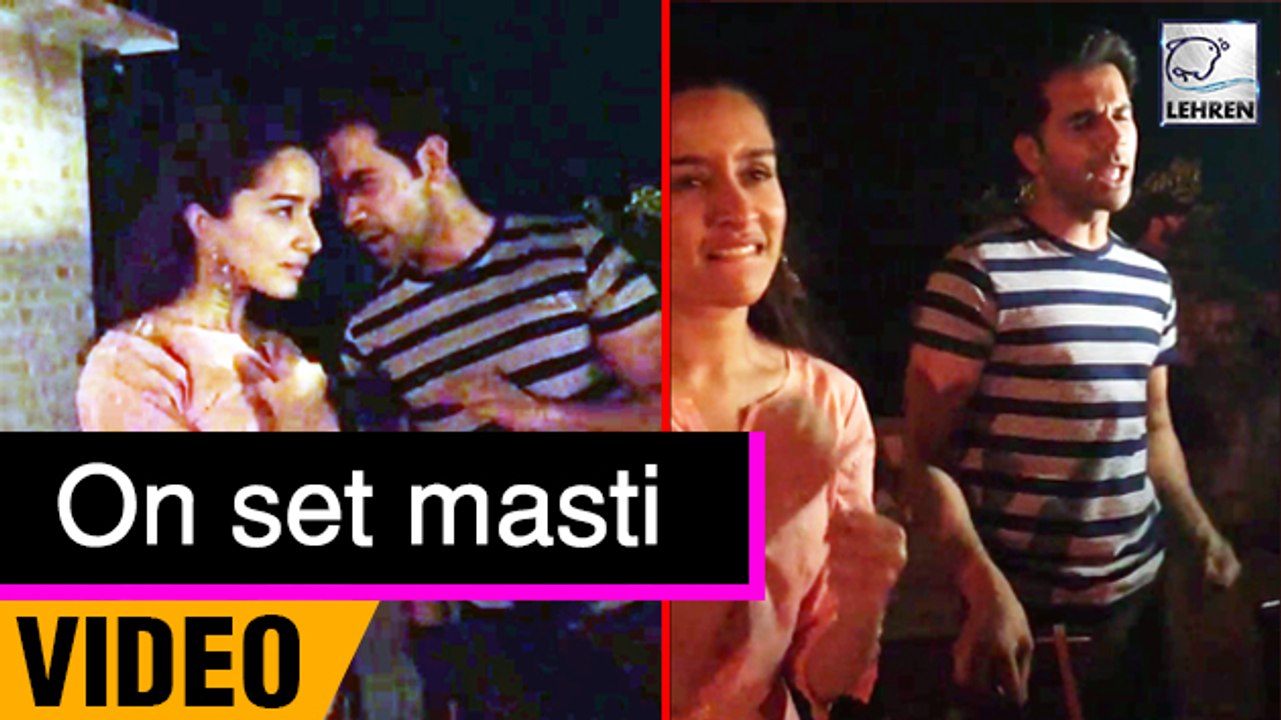 Shraddha Kapoor And Rajkumar Rao's Masti On The Stree Sets